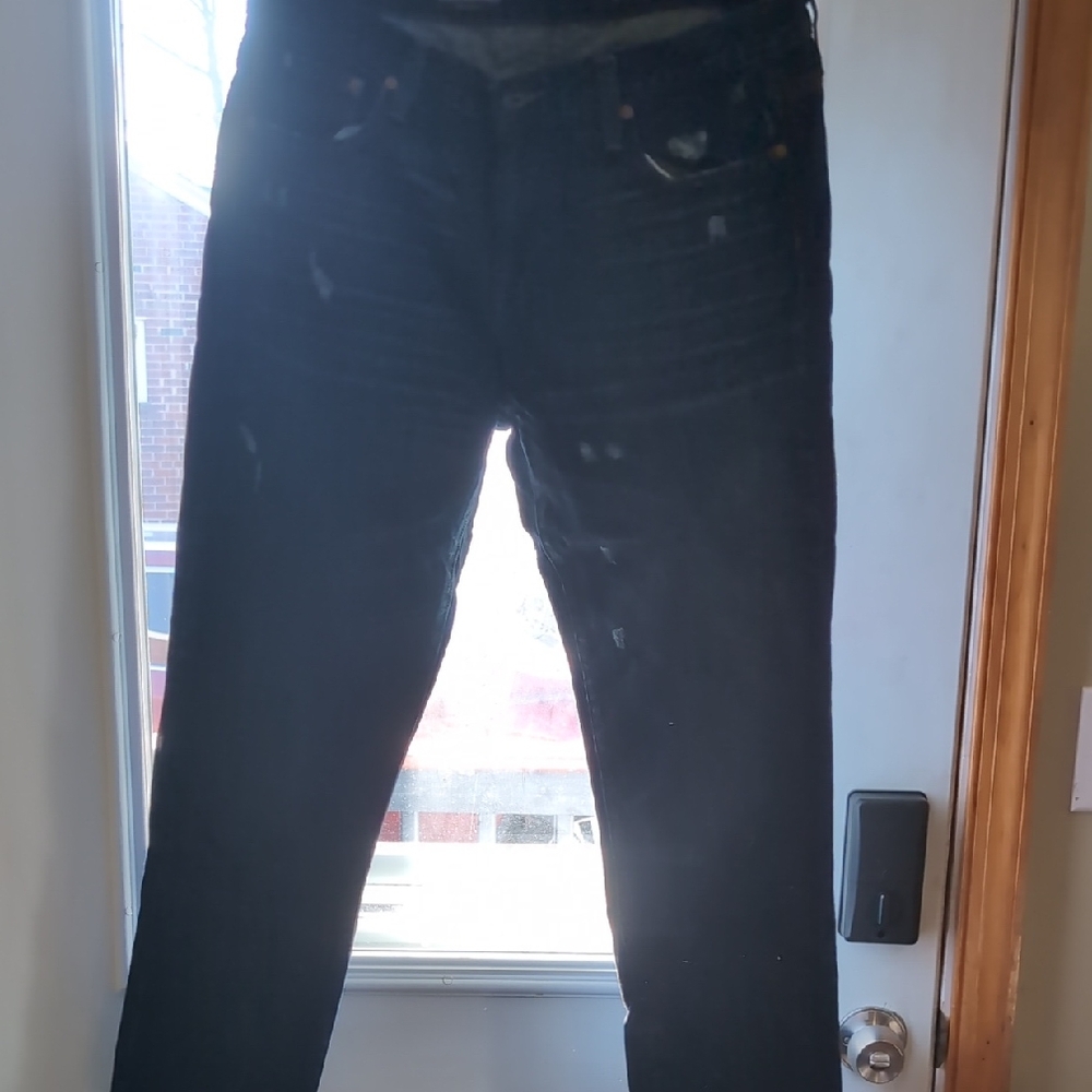 J. Crew Men's Dark Blue Straight Jeans